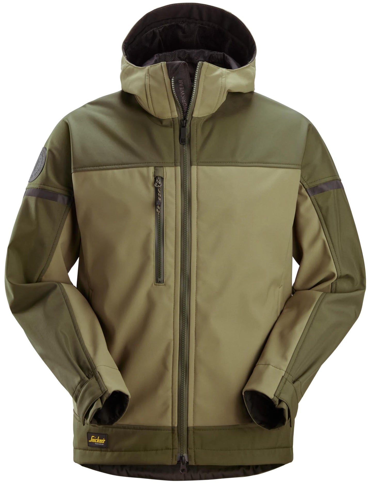 AllroundWork, Veste Softshell Stretch à capuche