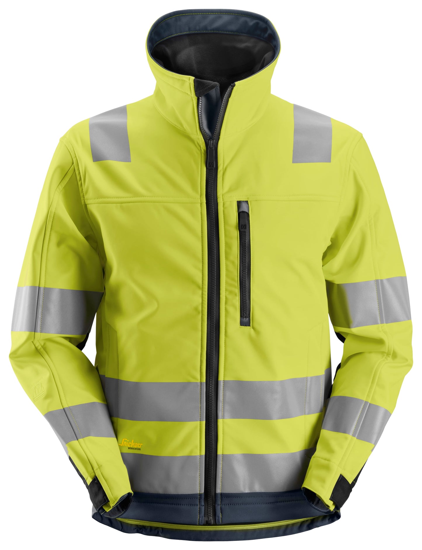 1230 - AllroundWork, Veste Softshell haute visibilité, Classe 3