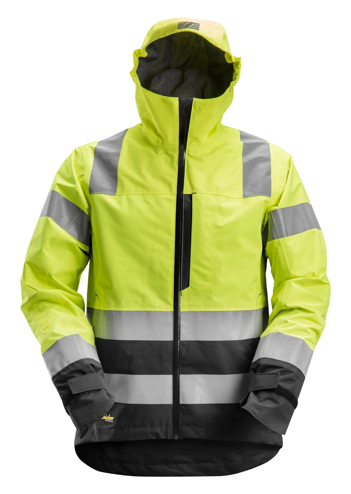 AllroundWork, Veste imperméable Softshell, haute visibilité, Classe 3