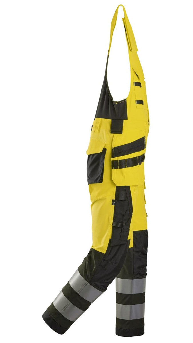 6013 - Salopette haute visibilité poches fourre-tout, Classe 2