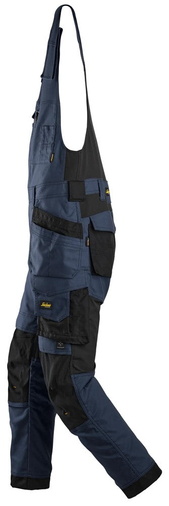 6014 - Salopette toile extensible poches fourre-tout