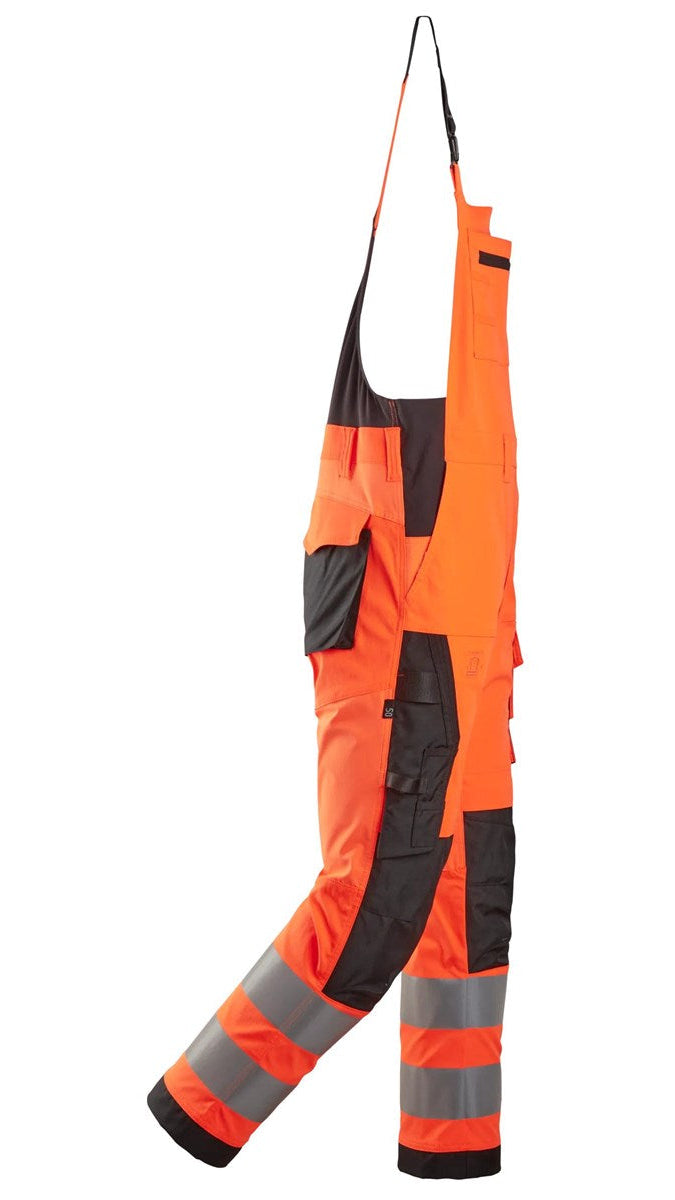 6043 - Salopette haute visibilité à bretelles, Classe 2