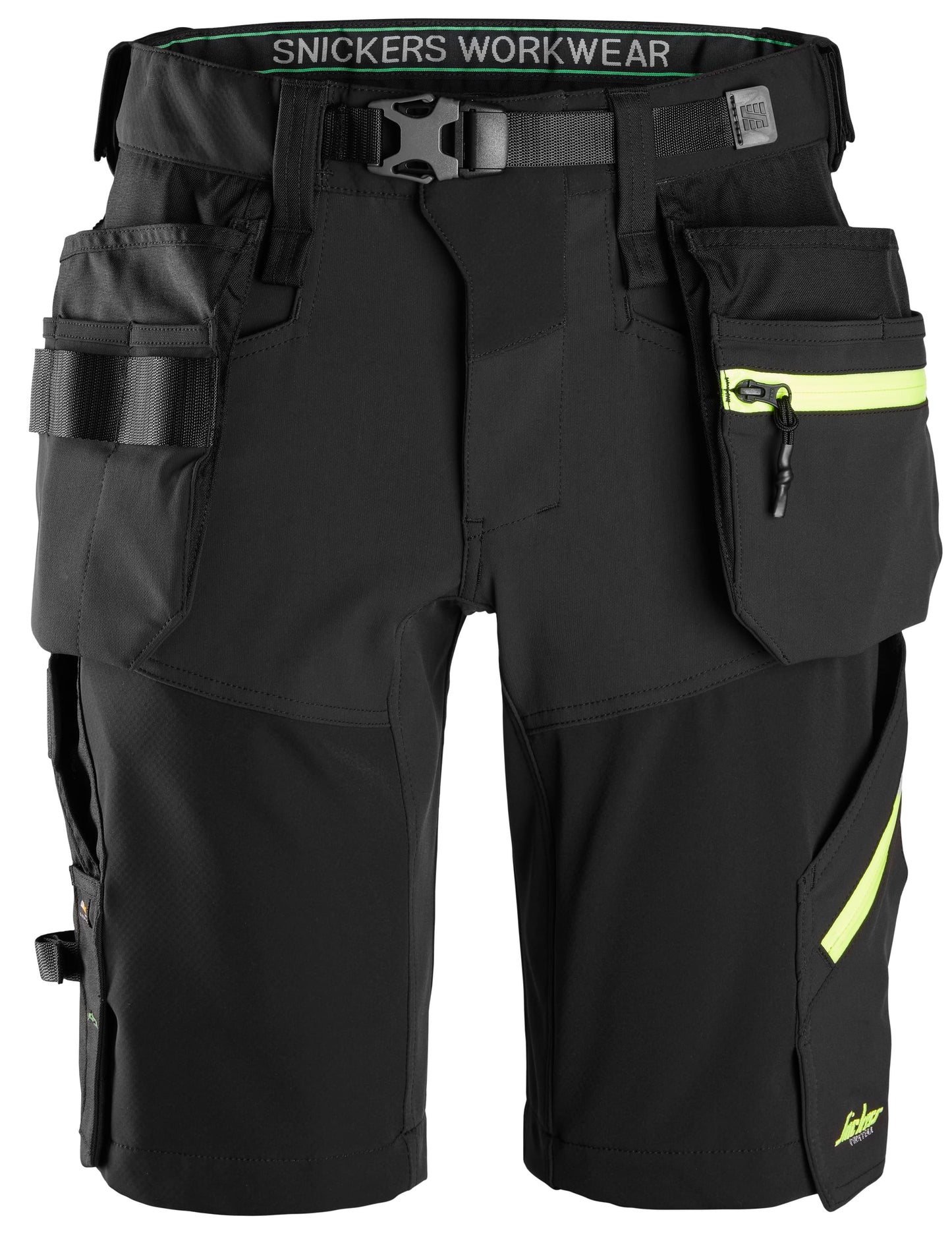 6140 - FlexiWork, Short en tissu extensible Softshell avec poches holster