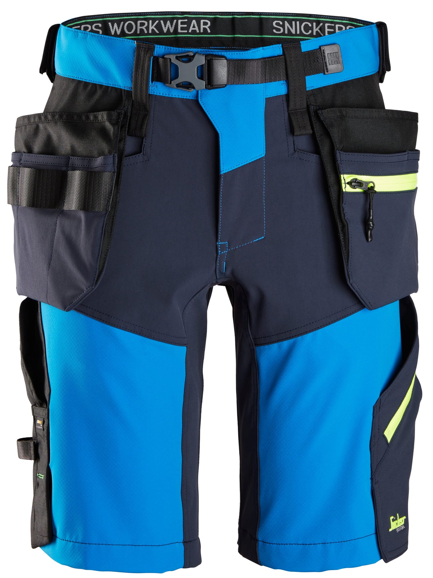 6140 - FlexiWork, Short en tissu extensible Softshell avec poches holster