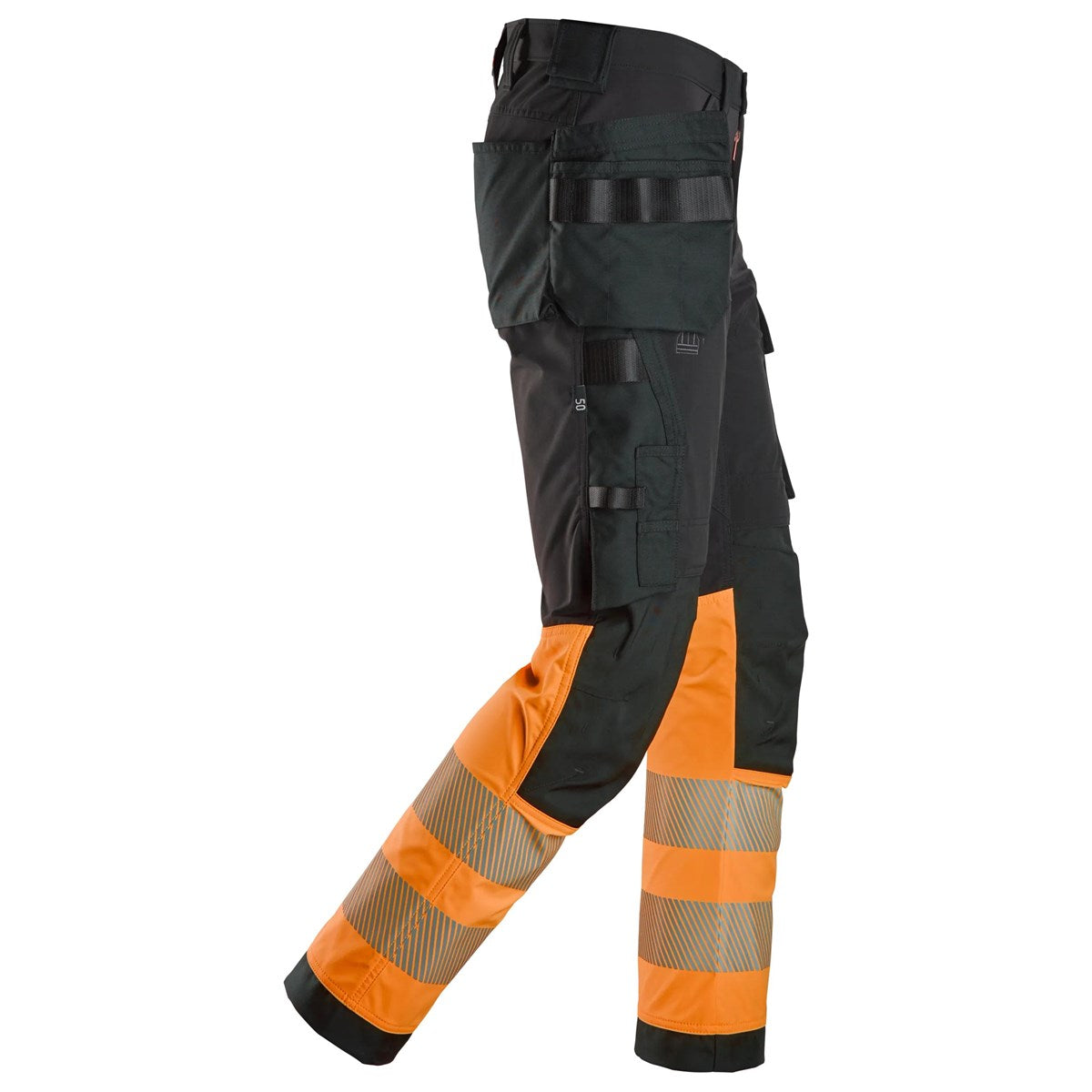 Pantalon haute visibilité extensible 4 directions poches fourre-tout, Classe 1