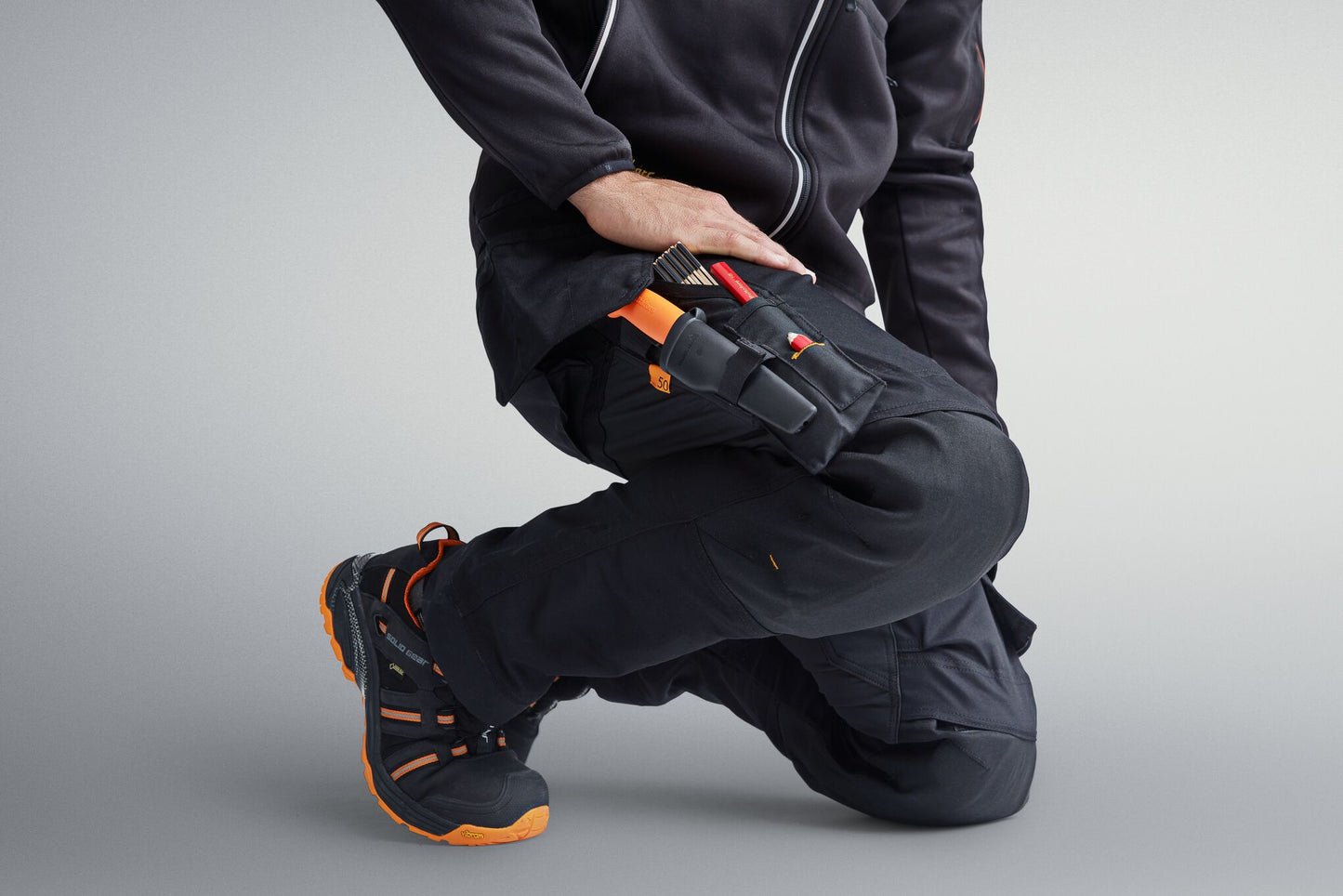 6241 - AllroundWork, Pantalon en tissu extensible avec poches holster