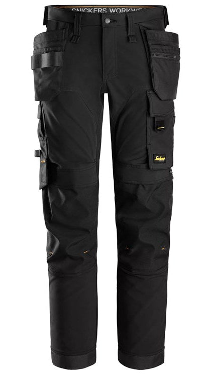 6275 - AllroundWork, Pantalon en tissu extensible dans 4 directions avec poches holster