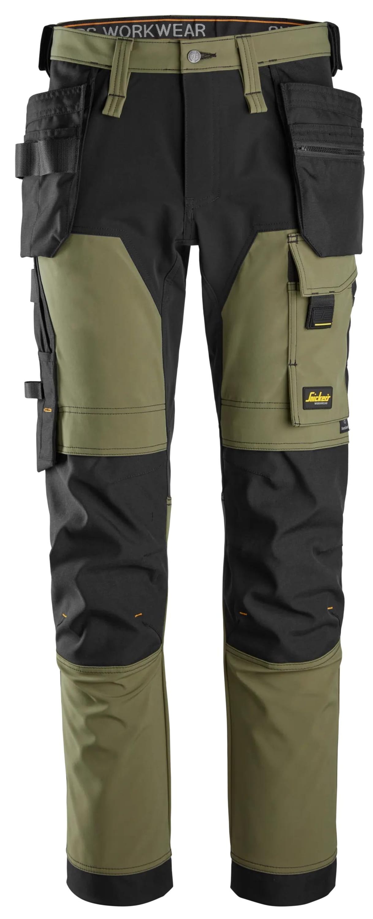 AllroundWork, Pantalon en tissu extensible dans 4 directions avec poches holster