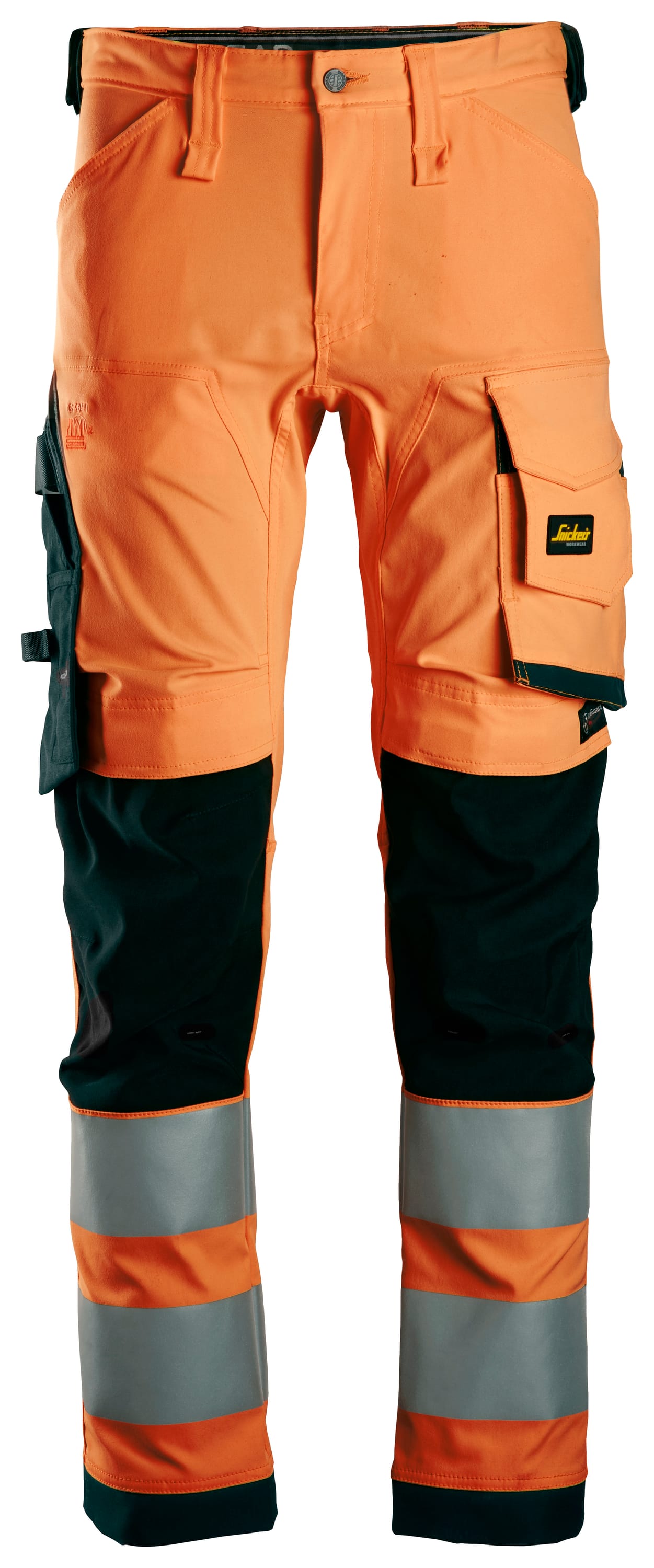 Pantalon en tissu extensible haute visibilité, Classe 2