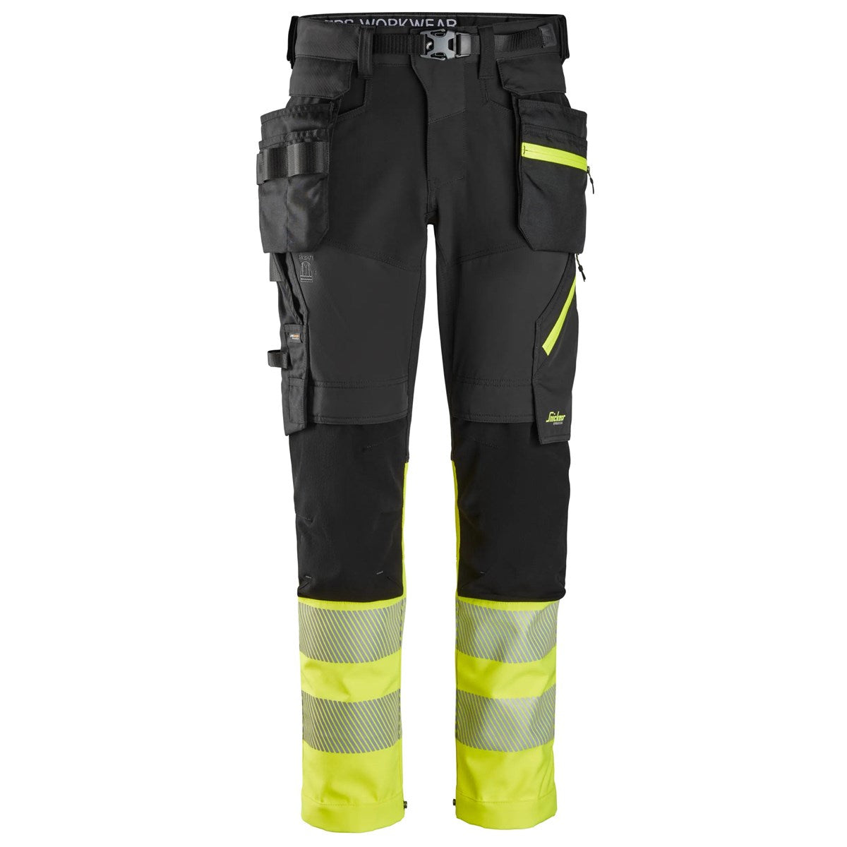 Pantalon haute visibilité poches fourre-tout détachables, Classe 1