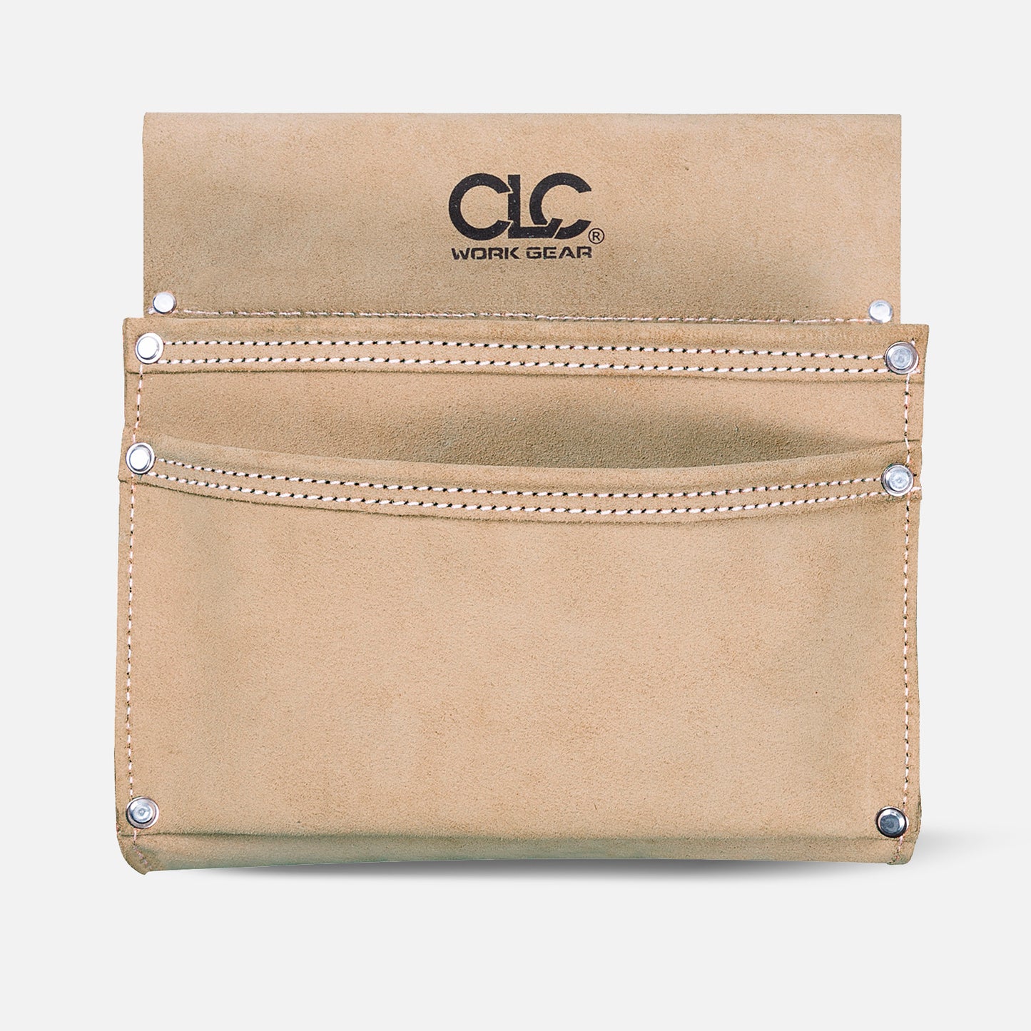 Pochette en cuir, 2 poches