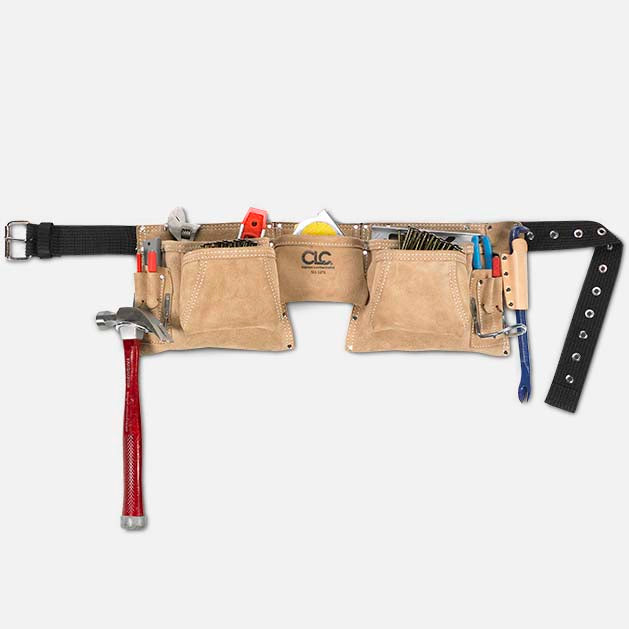 Tablier à outils en cuir pour travailleur professionnel
