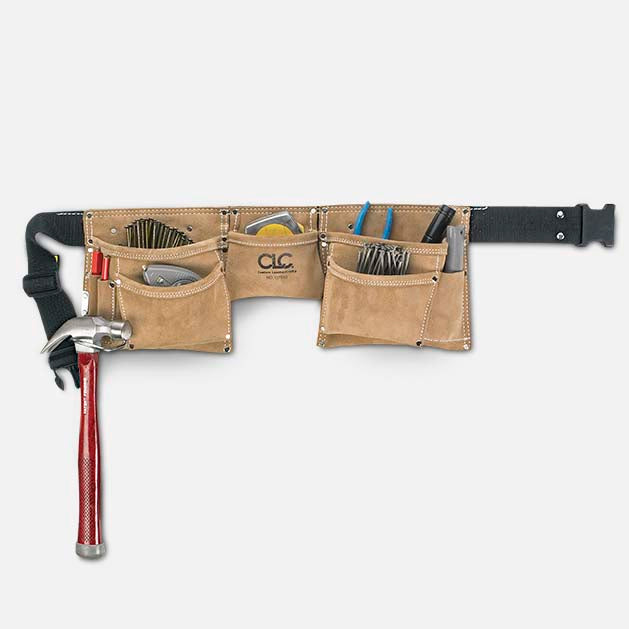 Tablier à outils en cuir