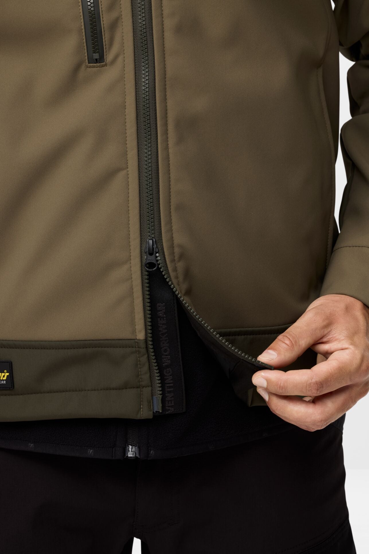 1226 - AllroundWork, Veste Softshell Stretch à capuche