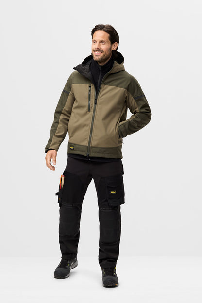 1226 - AllroundWork, Veste Softshell Stretch à capuche