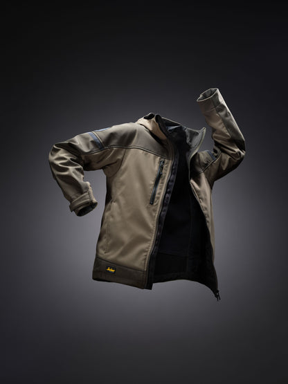 1226 - AllroundWork, Veste Softshell Stretch à capuche