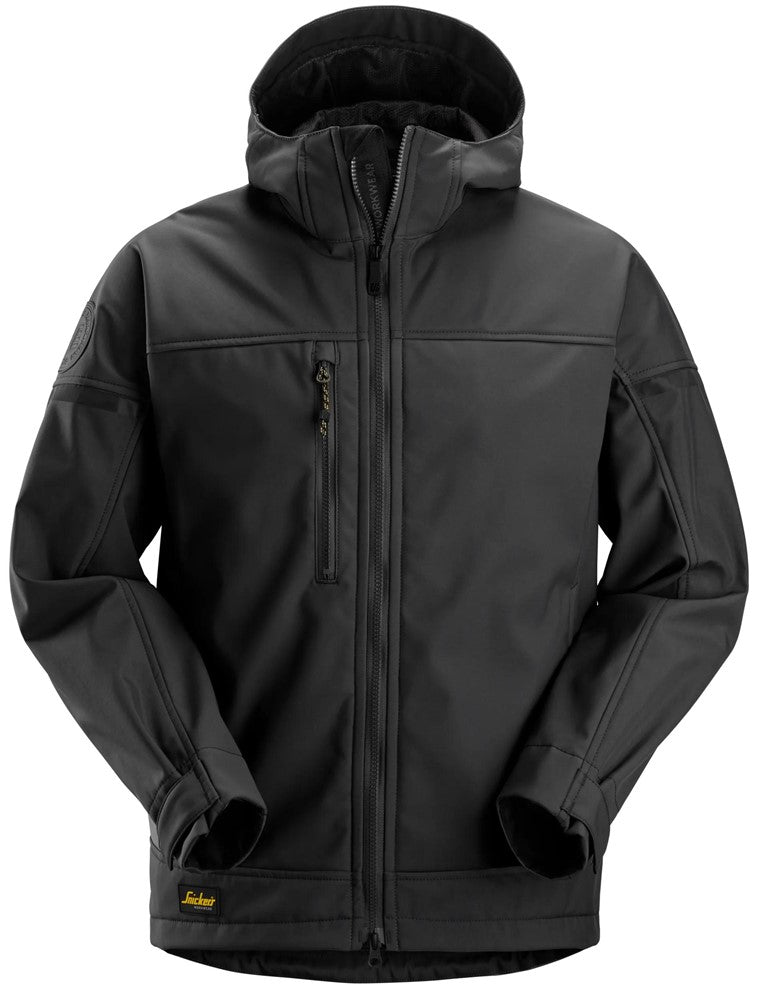 1226 AllroundWork,Veste Softshell Stretch à capuche