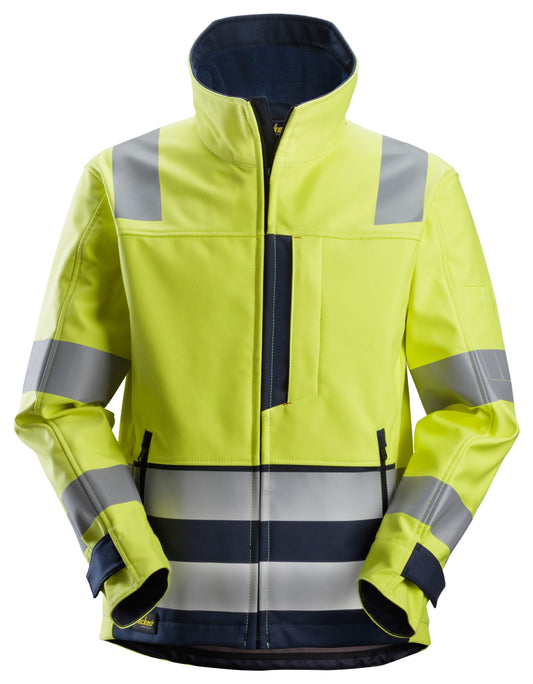 ProtecWork, Veste Softshell, haute visibilité, Classe 3