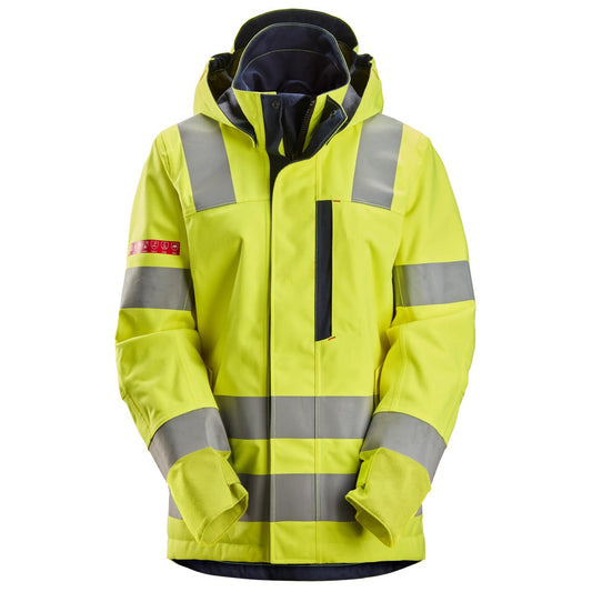 Veste Shell imperméable pour femme, haute visibilité, Classe 3