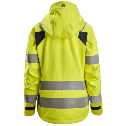 Veste Shell imperméable pour femme, haute visibilité, Classe 3