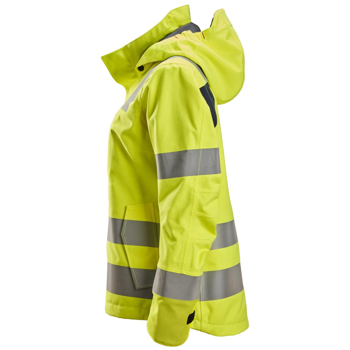 Veste Shell imperméable pour femme, haute visibilité, Classe 3