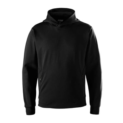 2091 - Sweat-shirt à capuche technique de couche intermédiaire, noir