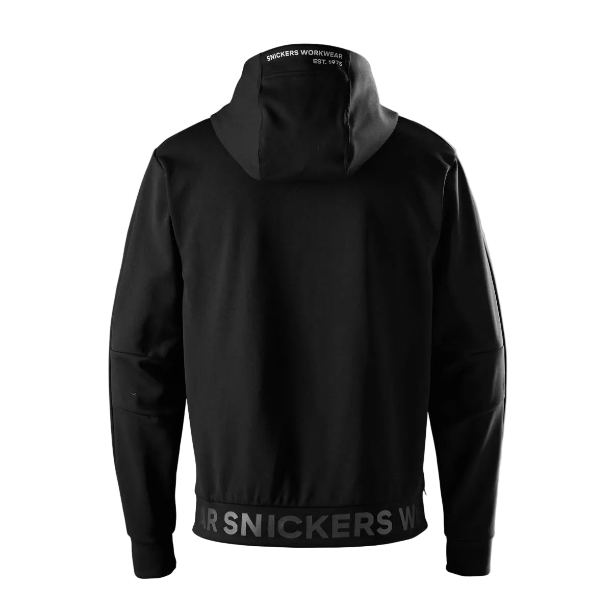 2091 - Sweat-shirt à capuche technique de couche intermédiaire, noir