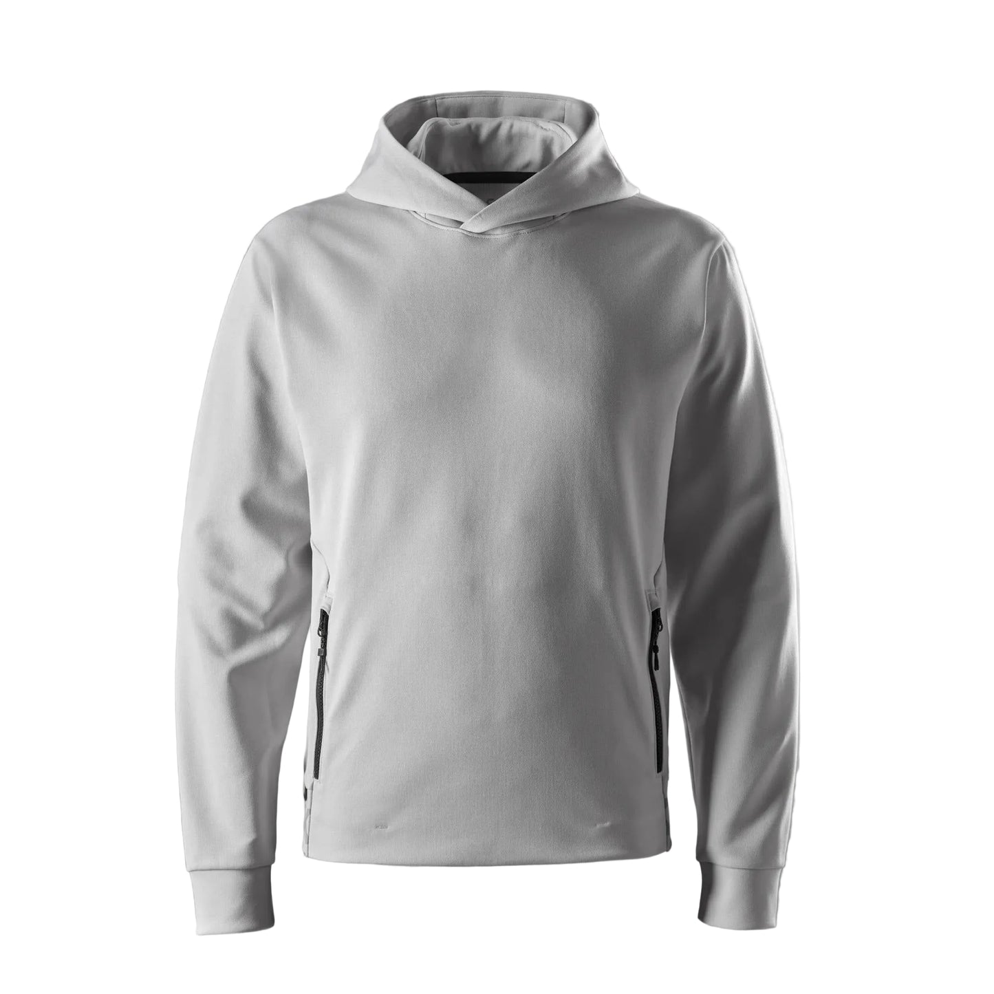 2091 - Sweat-shirt à capuche technique de couche intermédiaire, ice grey