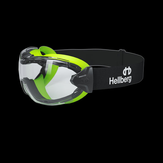 Neon Plus Clear AF/AS End Safety Goggles