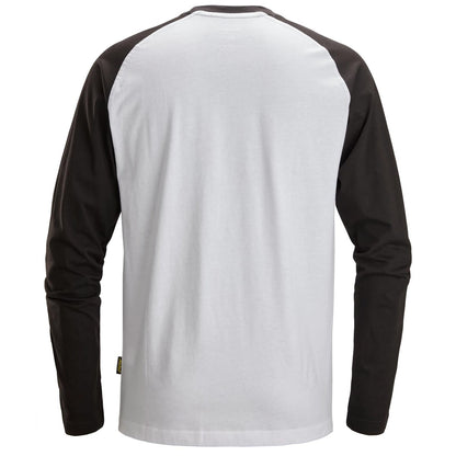 T-shirt à manches longues bicolore
