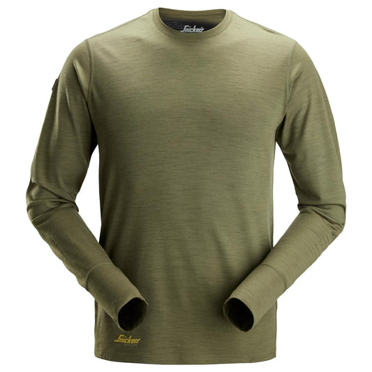 T-shirt en laine à manches longues