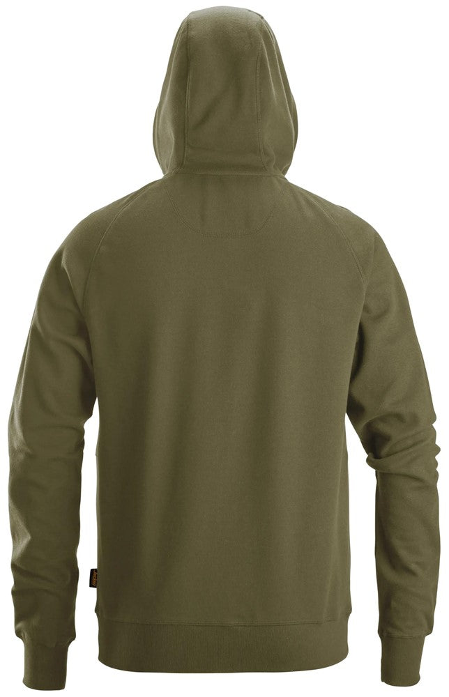 2895 - Sweat-shirt à capuche avec logo et fermeture à glissière pleine longueur