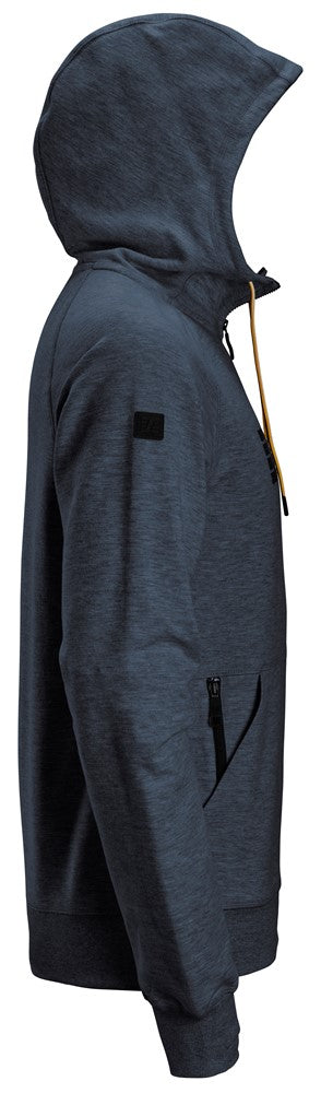 2895 - Sweat-shirt à capuche avec logo et fermeture à glissière pleine longueur