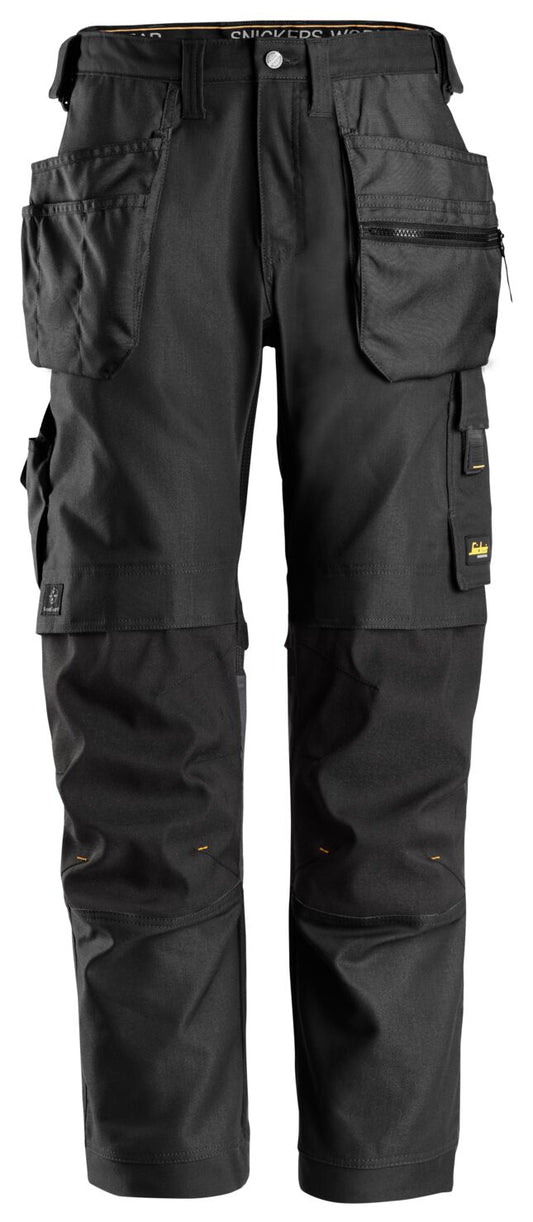6224 - AllroundWork, Pantalon de travail en tissu extensible, Canvas+