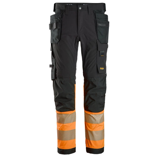 Pantalon haute visibilité extensible 4 directions poches fourre-tout, Classe 1