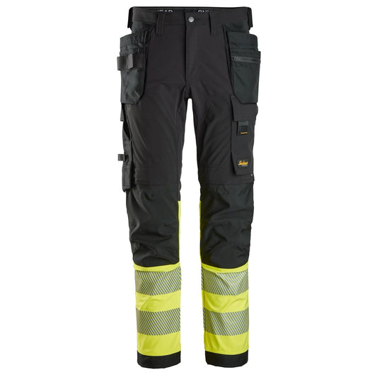 Pantalon haute visibilité extensible 4 directions poches fourre-tout, Classe 1