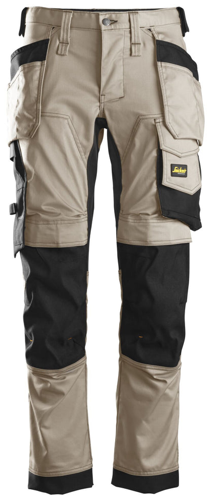 6241 - AllroundWork, Pantalon en tissu extensible avec poches holster