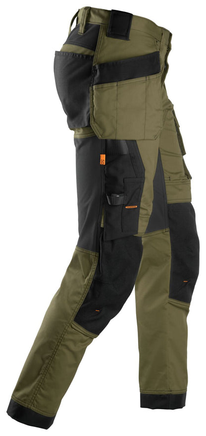 6241 - AllroundWork, Pantalon en tissu extensible avec poches holster