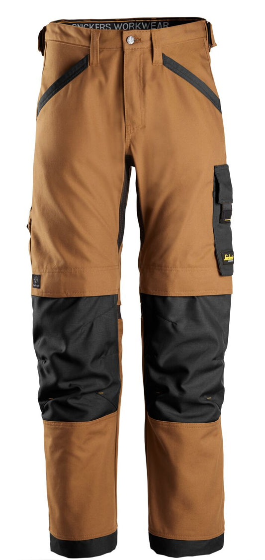6324 - AllroundWork, Pantalon de travail en tissu extensible, Canvas+