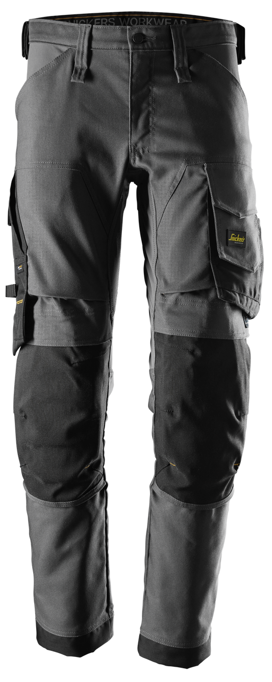 6344 - AllroundWork, Pantalon en tissu Canvas extensible