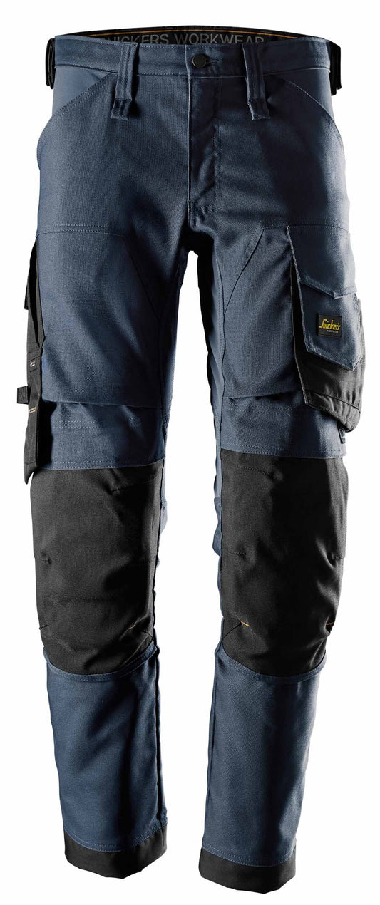 6344 - AllroundWork, Pantalon en tissu Canvas extensible