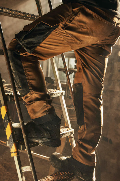 6344 - AllroundWork, Pantalon en tissu Canvas extensible