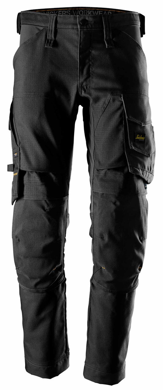 6344 - AllroundWork, Pantalon en tissu Canvas extensible