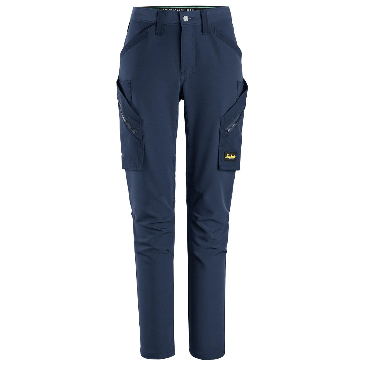 Pantalon extensible pour femme sans poches pour genouillères