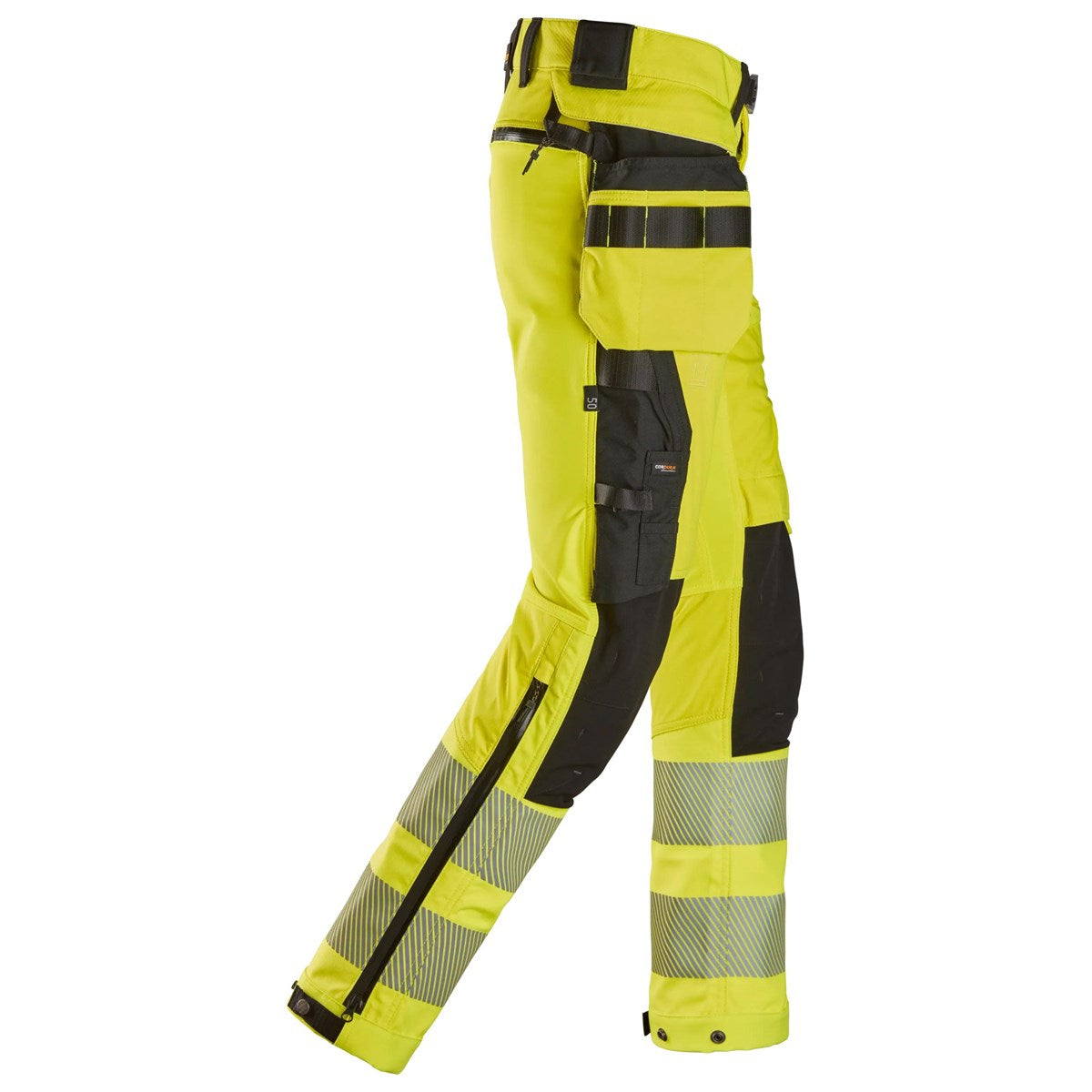 Pantalon haute visibilité poches fourre-tout détachables, Classe 2