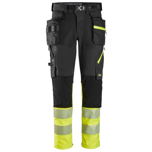 Pantalon haute visibilité poches fourre-tout détachables, Classe 1