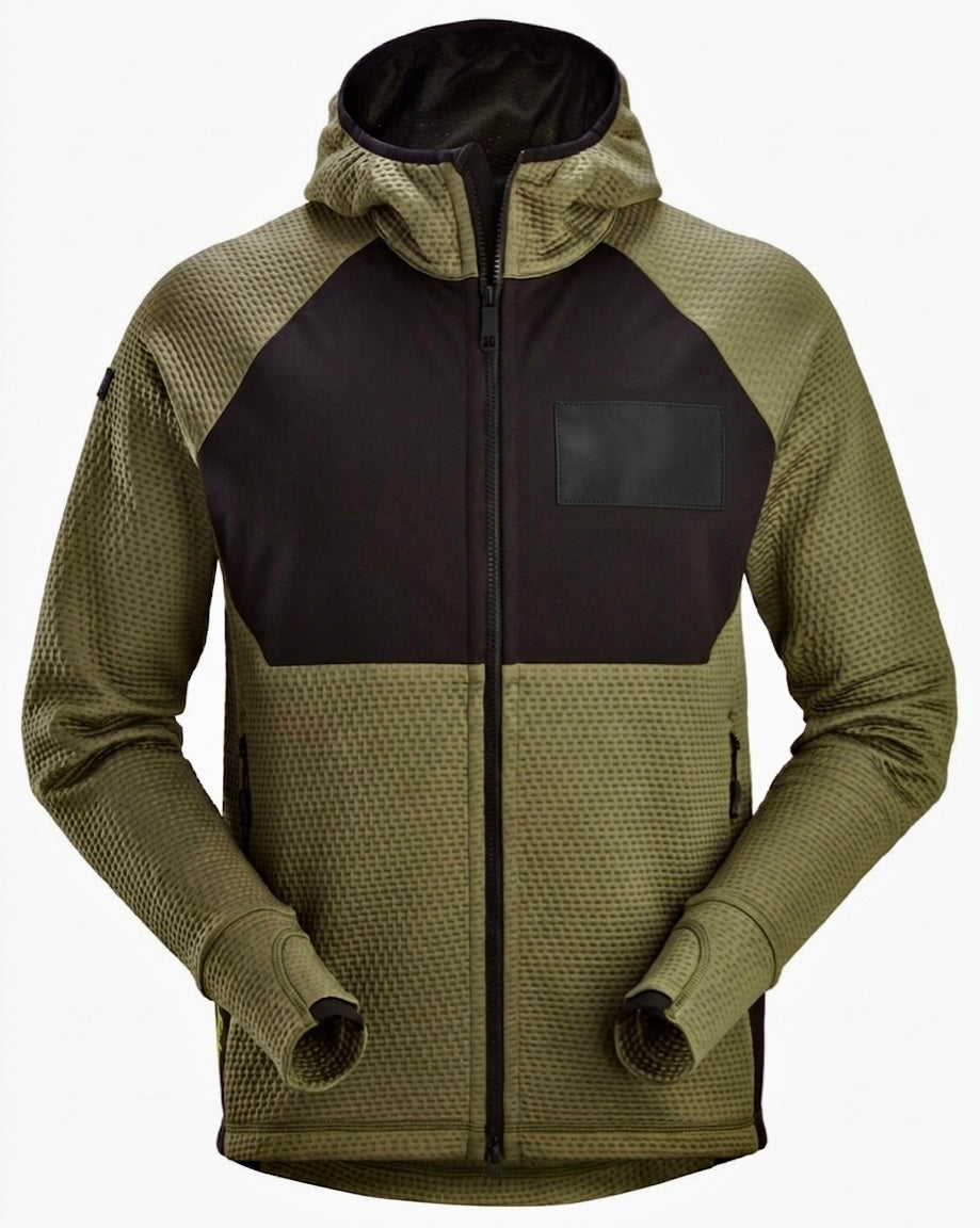 8405 - FlexiWork, Veste à capuche de couche intermédiaire avec fermeture à glissière pleine longueur