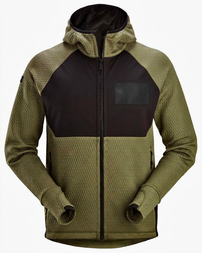 8405 - FlexiWork, Veste à capuche de couche intermédiaire avec fermeture à glissière pleine longueur