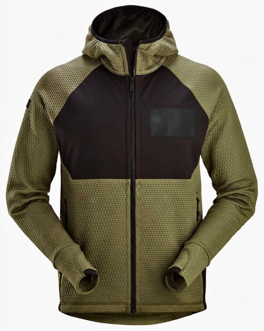 8405 - FlexiWork, Veste à capuche de couche intermédiaire avec fermeture à glissière pleine longueur